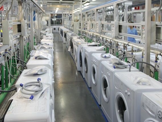 тестирование стиральных машин на заводе