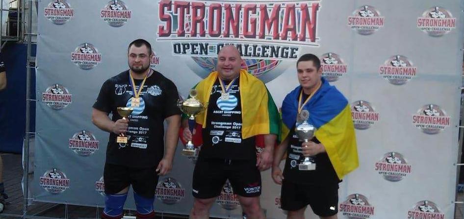 Литовец Видас Блекайтис победил в бердянском этапе Strongman Open Challenge