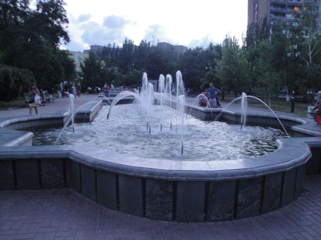 В Бердянске заработали фонтаны