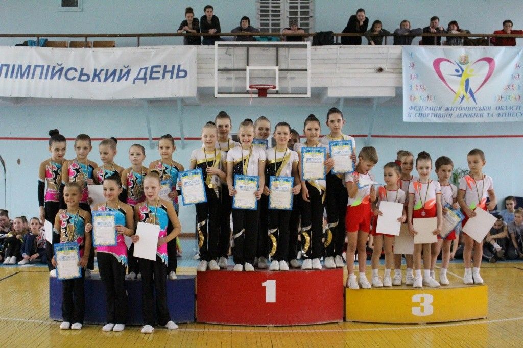 Представители аэробики успешно выступили на чемпионате Украины среди ДЮСШ