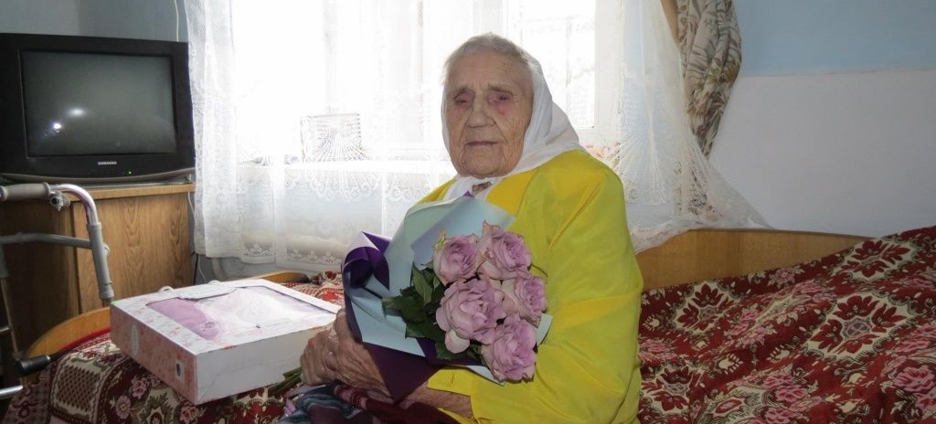 Мешканка міста Міланія Йосипівна Столбун відзначила 103-й день народження
