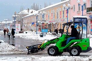 В Бердянске начали штрафовать за неубранный снег