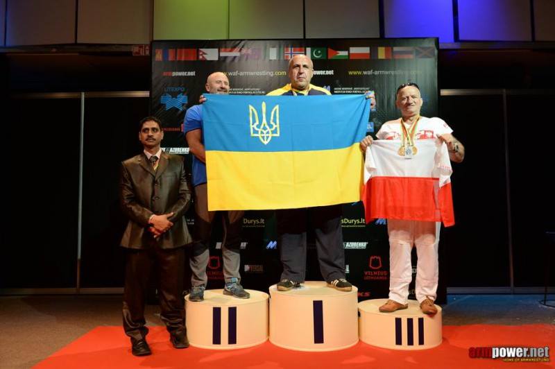 Валерий Головченко в седьмой раз стал чемпионом мира по армспорту среди ветеранов