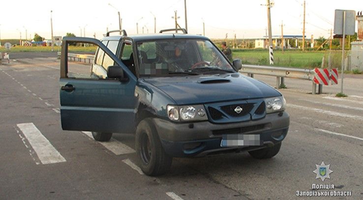 На блокпосту в Бердянську поліцейські вилучили боєприпаси