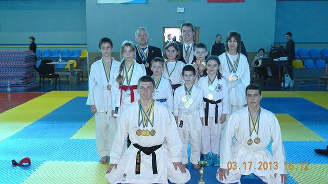 Cборная клуба "Фудосин" привезла с чемпионата Украины 29 медалей