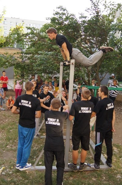 выступление workout в Бердянске на 185-ти летие