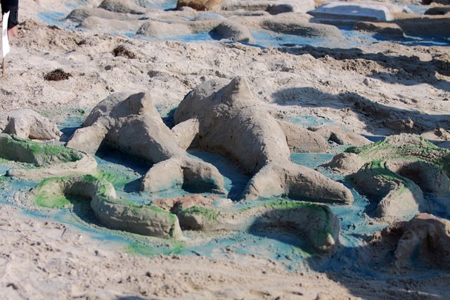 Фестиваль песчаных фигур в Бердянске 2012