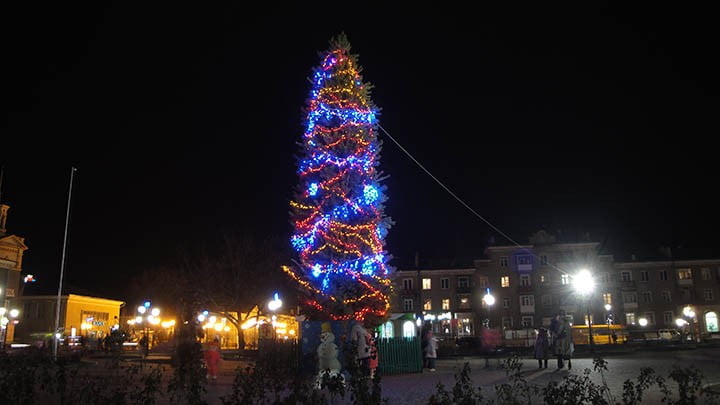 Праздничная елка Бердянска 2013-2014