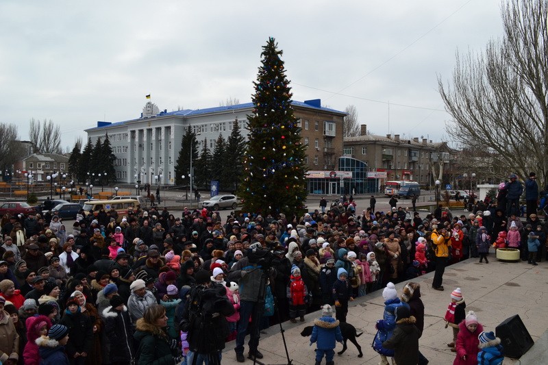 Архиерейская елка в Бердянске 2013