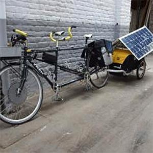 Велосипед с батареей 