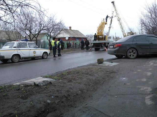 ДТП по ул. Калинина в Бердянске