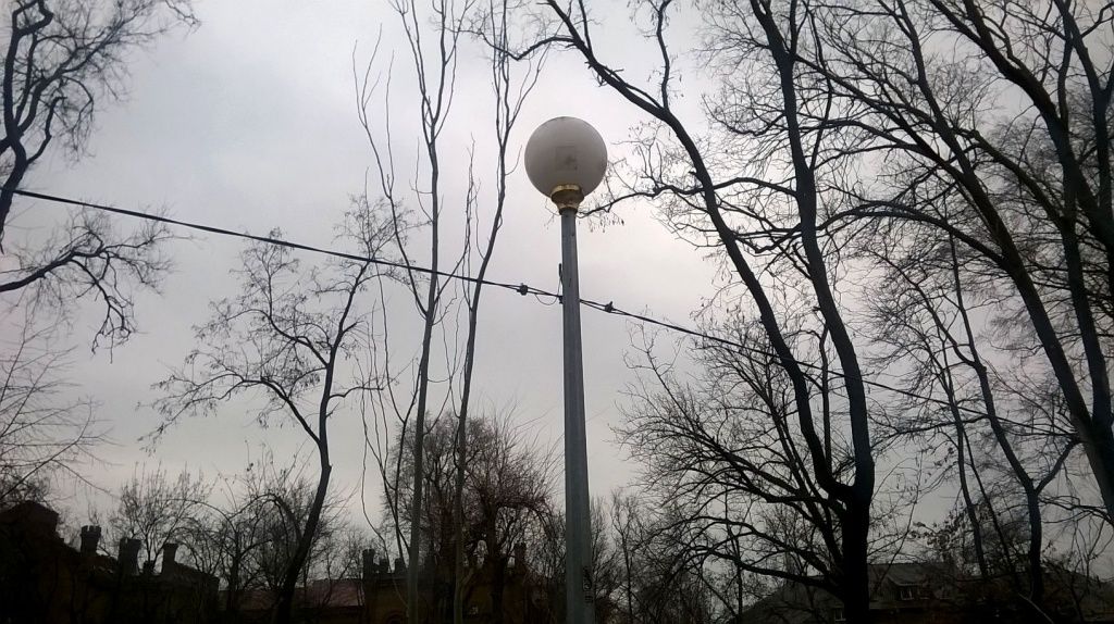 В парке Шмидта восстановили наружное освещение