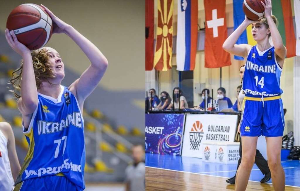 Таня Ткаченко и Даша Бирюк со сборной Украины по баскетболу U-18 стали третьими на Еврочеленджере