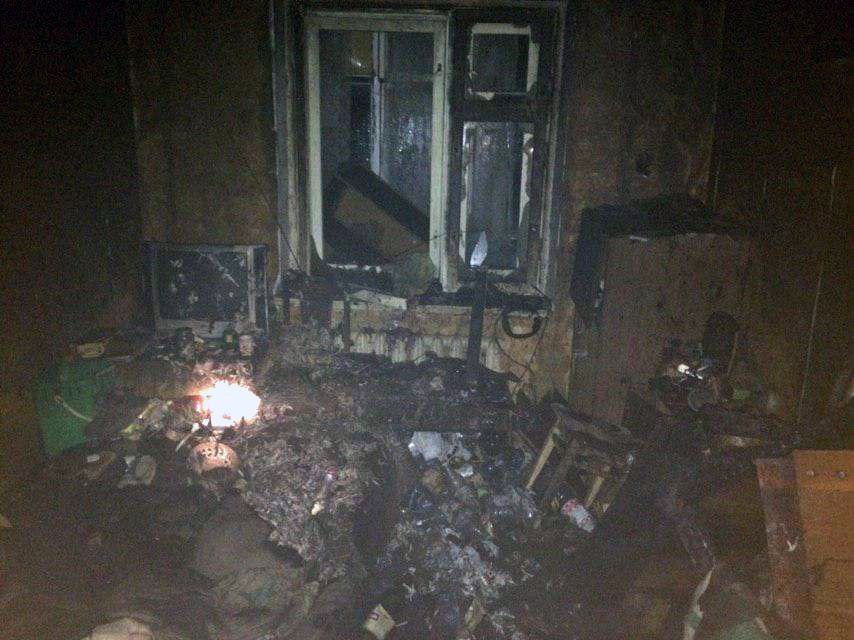 В Бердянську внаслідок пожежі по Довганюка загинув чоловік