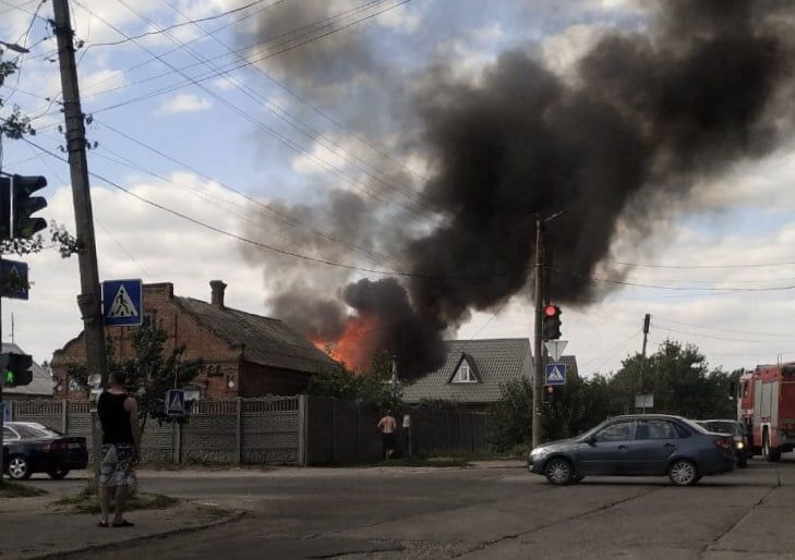 В приватному будинку згоріла літня кухня