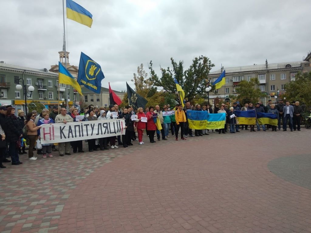 На Віче в Бердянську засудили формулу Штайнмаєра