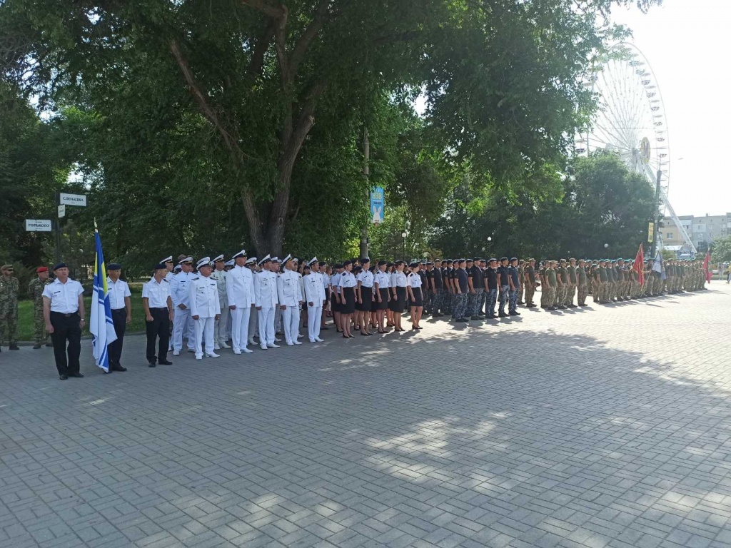 Виставка техніки і парад – в Бердянську відзначають День ВМФ України