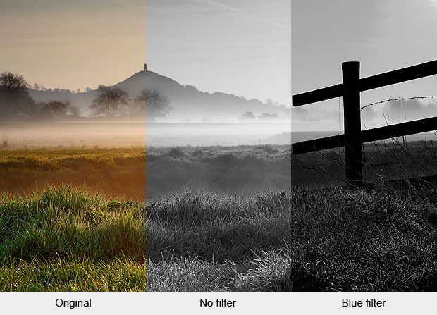 Светофильтры в черно-белой фотографии: рассказывает bomber.com.ua