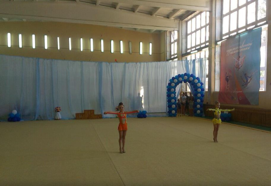 В ДЮСШ им. Назарова стартовал Всеукраинский турнир по художественной гимнастике «Азовские Чайки» 