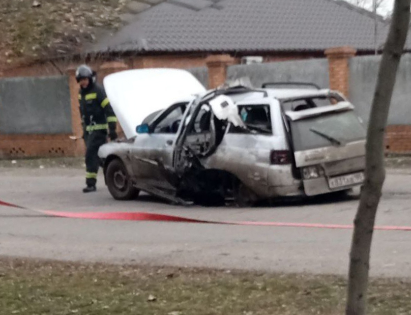 В Бердянську вибухнула чергова автівка