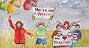 В Бердянске прошел конкурс социального рисунка "Дети – наше будущее"