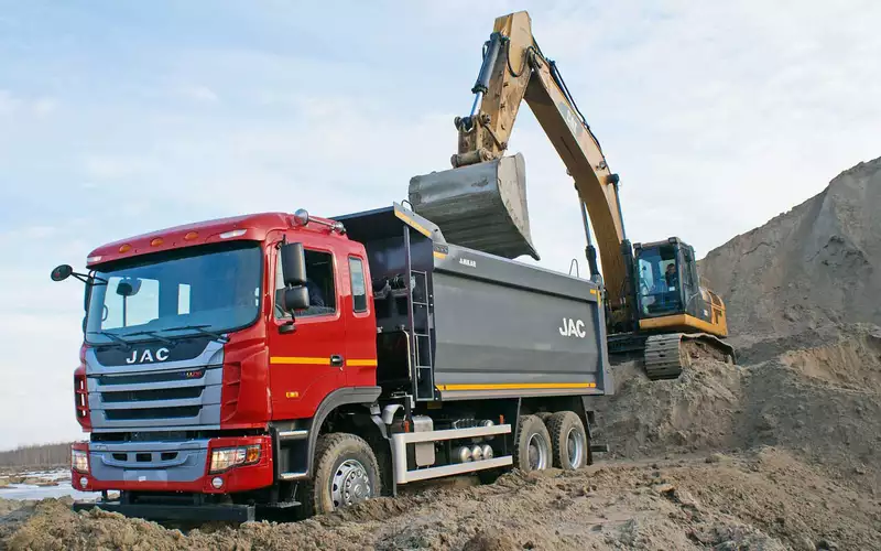 Производство в Казахстане самосвала JAC N350