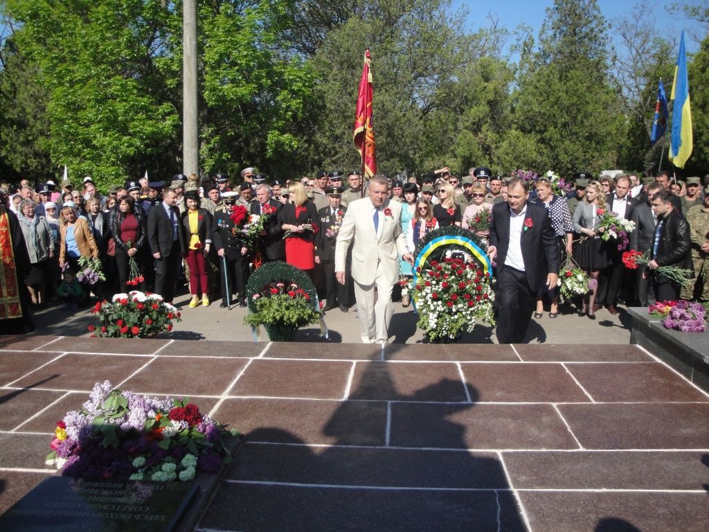 Празднование Дня победы в Бердянске. Не обошлось без провокаций