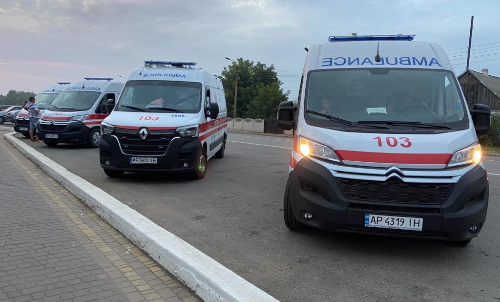 Бердянск получил еще три новых автомобиля «скорой помощи»