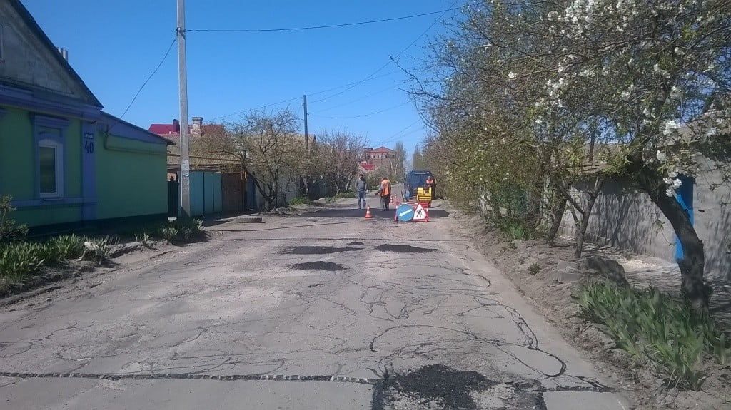 Ремонт дорог в Бердянске практически завершен
