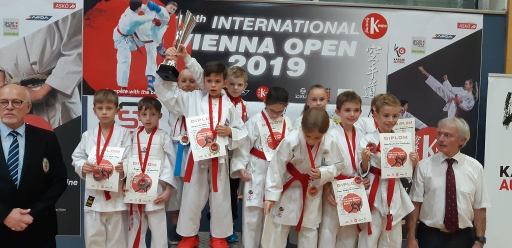Каратисты клуба "Дзаншин" на 19th International VIENNA Open 2019