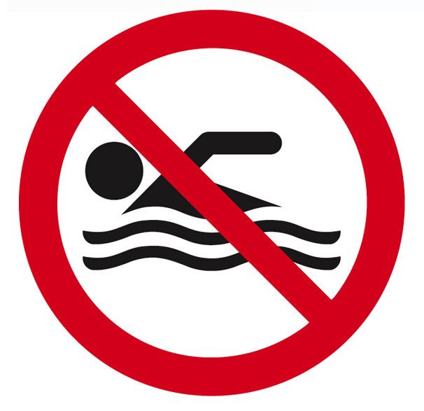 Внимание отдыхающим и жителям Бердянска, перечень мест где купаться запрещено и опасно!