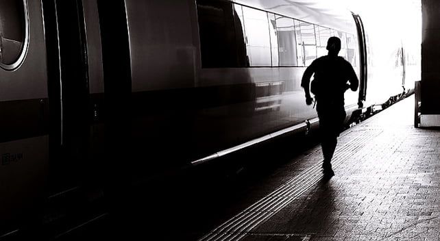 Бердянская полиция притормозила поезд чтоб поймать преступника