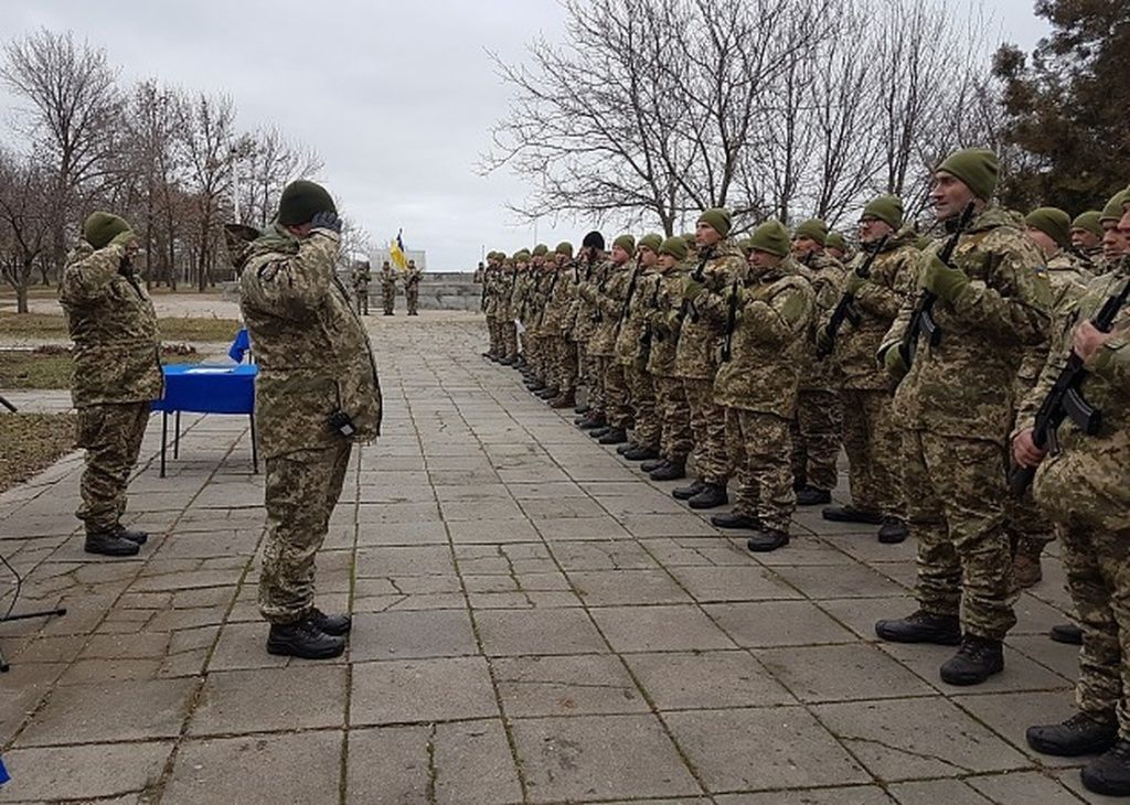 Під Бердянськом резервісти та добровольці присягнули на вірність Україні