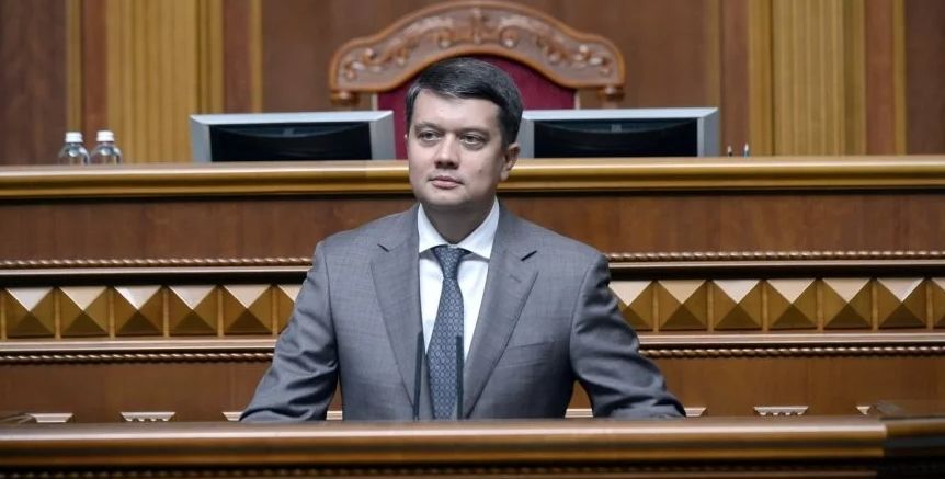 Сьогодні Рада розгляне питання відставки Разумкова з посади спікера парламенту
