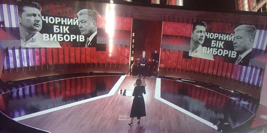Перепалка кандидатов на 1+1. Зеленский и Порошенко повздорили в эфире телеканала Коломойского