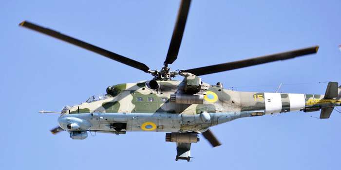 «Укроборонпром» показал новейший ударный вертолет Ми-24ПУ1 для ВСУ