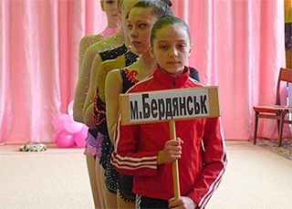 Команда бердянских художественных гимнасток на чемпионате Украины заняла третье место