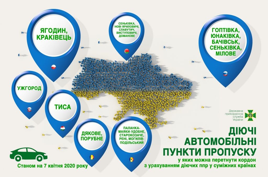 Кабмін скорочує кількість пунктів пропуску на кордоні: тільки 19