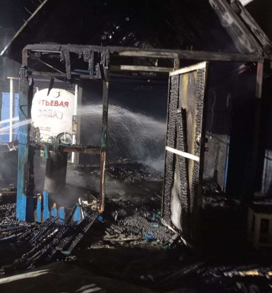 Бердянський район: вогнеборці ліквідували пожежу в літній кухні
