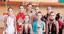 Бердянские художественные гимнастки успешно выступили в Луганске