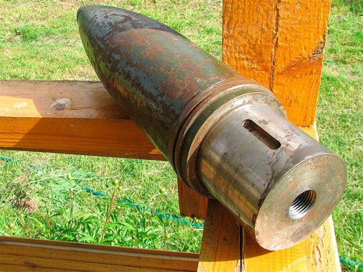 В Бердянске найден снаряд времен Второй мировой войны