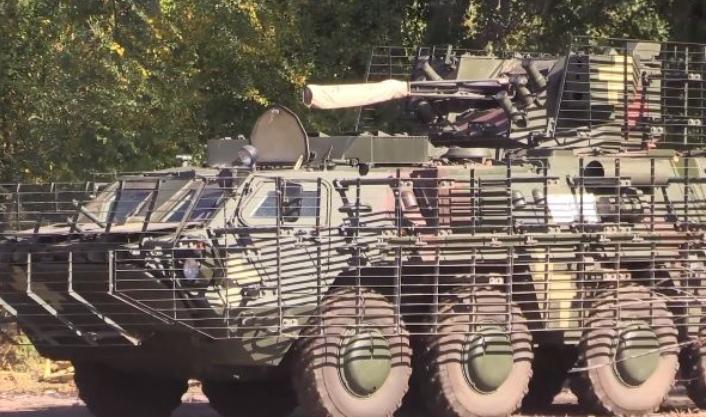 Военные испытали украинский БТР «Буцефал» в зоне ООС на Донбассе
