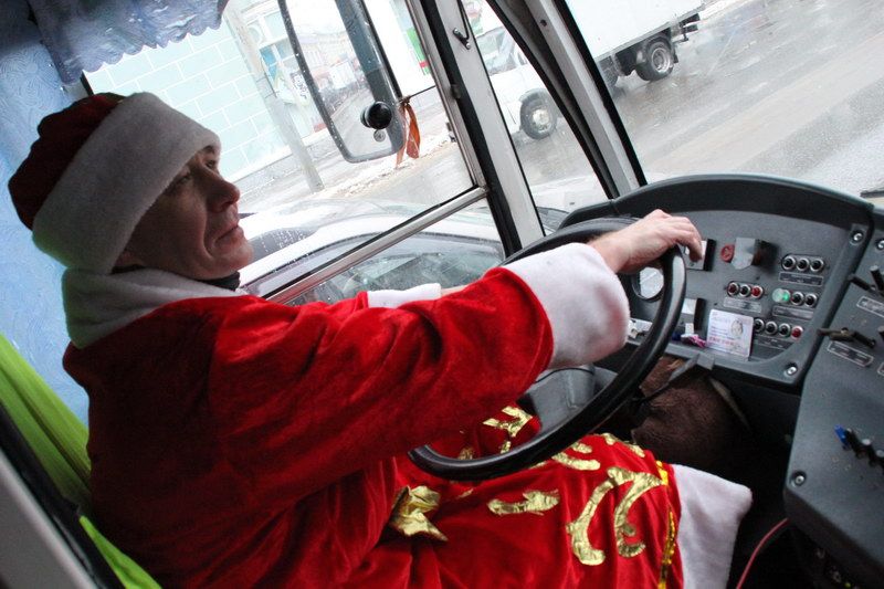 Расписание движения городского транспорта в Бердянске на 31 декабря и 1 января