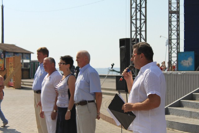 Чемпионат по плаванию на открытой воде в Бердянске 2012