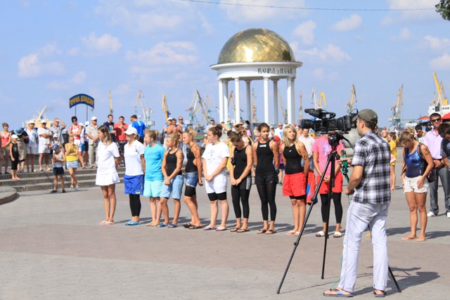 Чемпионат по плаванию на открытой воде в Бердянске 2012