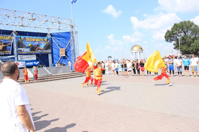 Чемпионат по плаванию на открытой воде в Бердянске 2012