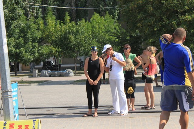 Чемпионат по плаванию на открытой воде в Бердянске 2012