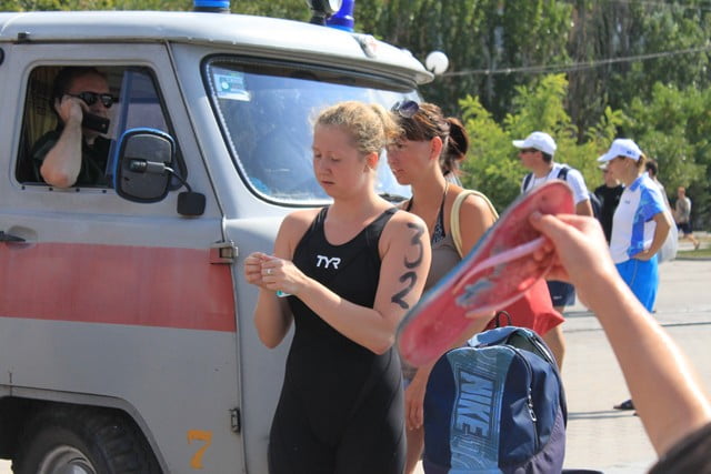 Чемпионат по плаванию на открытой воде в Бердянске 2012