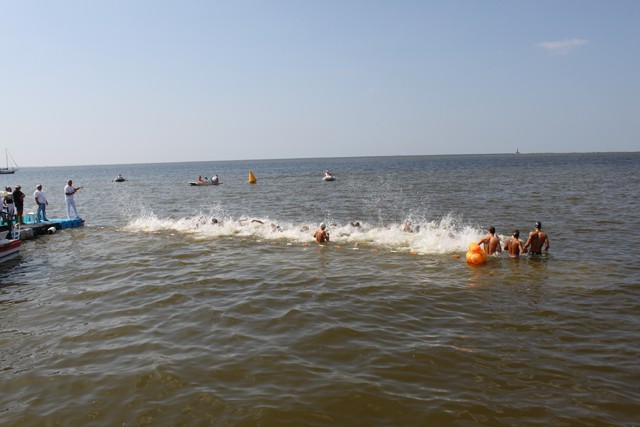 Чемпионат по плаванию на открытой воде в Бердянске 2012