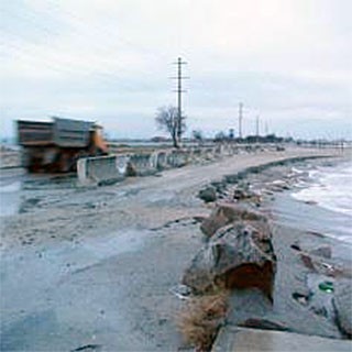 на косе